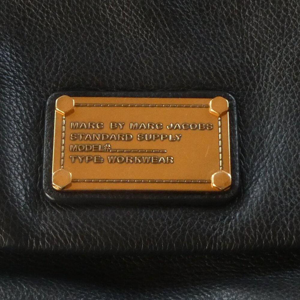MARC by MARC JACOBS Classic Q Percy Flap Crossbody, Black Leather - Picture 4 of 15